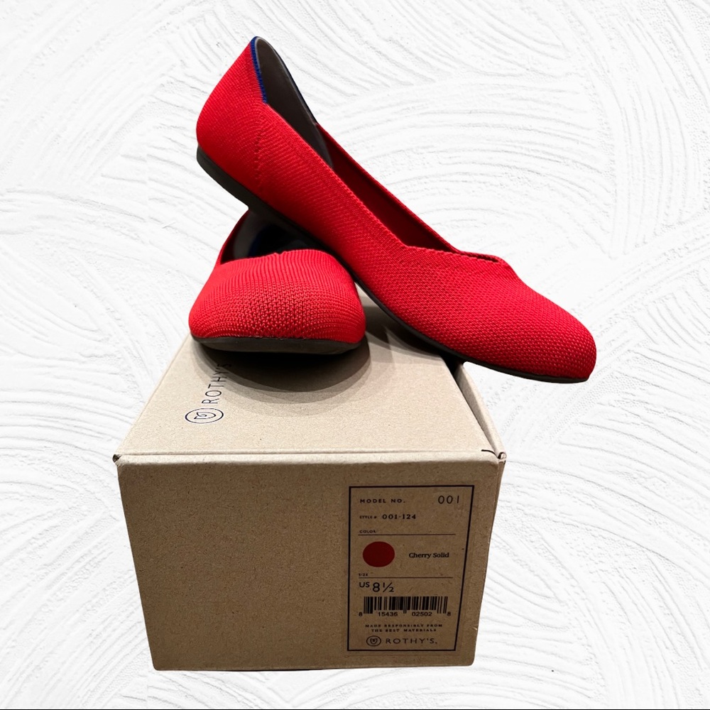 Rothy’s Cherry Solid Flats - image 1